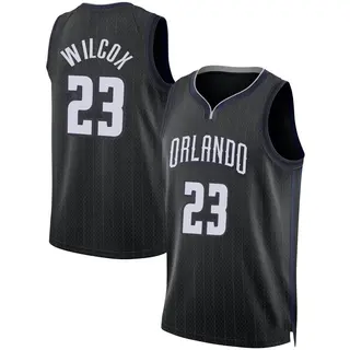 Orlando Magic Men's C.J. Wilcox Black Swingman 2022/23 City Edition Jersey