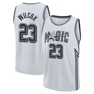 Orlando Magic Men's C.J. Wilcox Fast Break Fanatics Silver 2024/25 City Edition Jersey