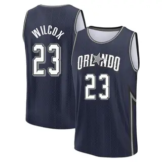 Orlando Magic Men's C.J. Wilcox Navy Fast Break 2023/24 City Edition Jersey