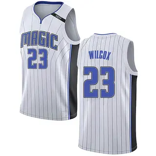 Orlando Magic Men's C.J. Wilcox White Swingman Jersey - Association Edition