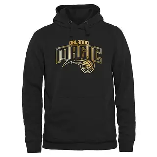 Orlando Magic Men's Gold Collection Pullover Hoodie - Black