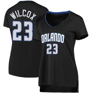 Orlando Magic Women's C.J. Wilcox Black Fast Break 2019 Jersey - Icon Edition