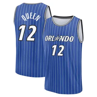 Orlando Magic Youth Trevelin Queen Blue Fast Break 2024/25 Icon Edition Jersey